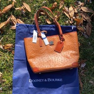 Dooney & Bourke Ostrich Charleston Purse